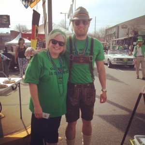 This is from our first St. Patrick's Day Festival in 5 Points SC.
